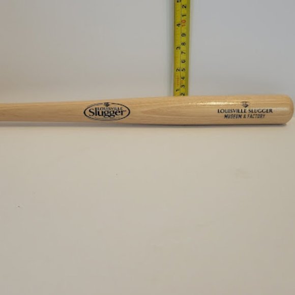 Set of 2 Louisville Slugger Museum & Factory Mini Baseball Bats 18" - Picture 3 of 4